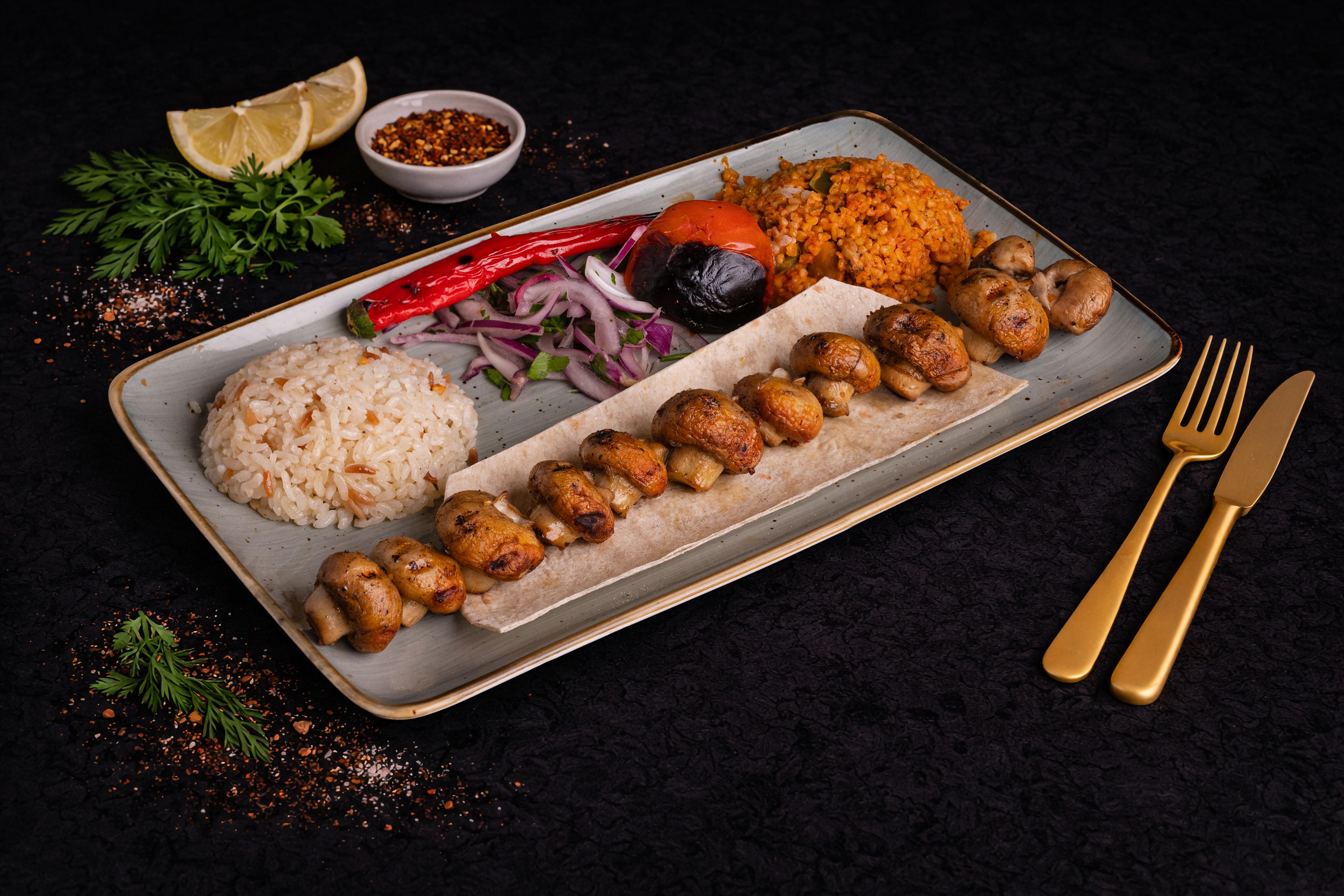 Mushroom Skewer