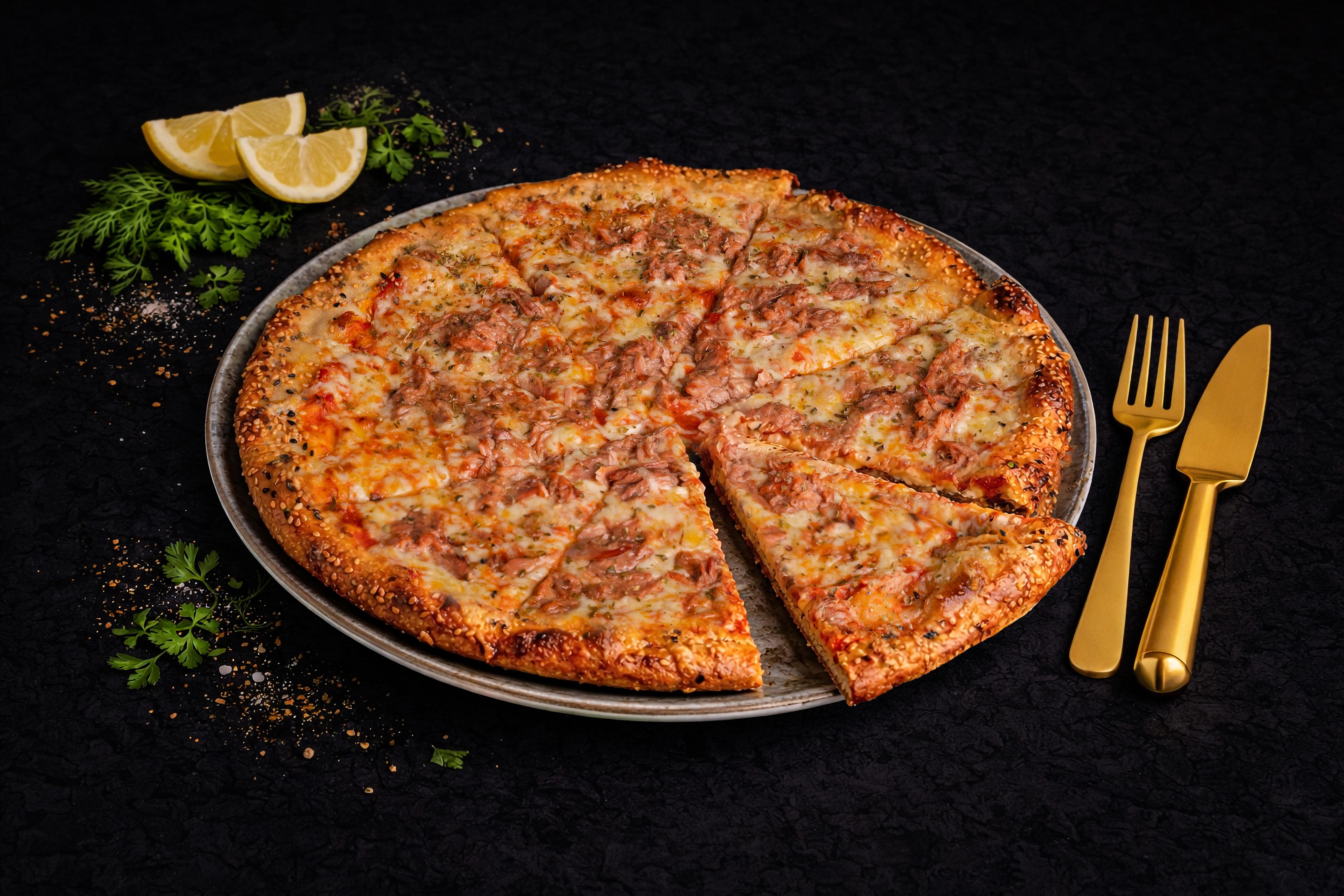 Tuna pizza