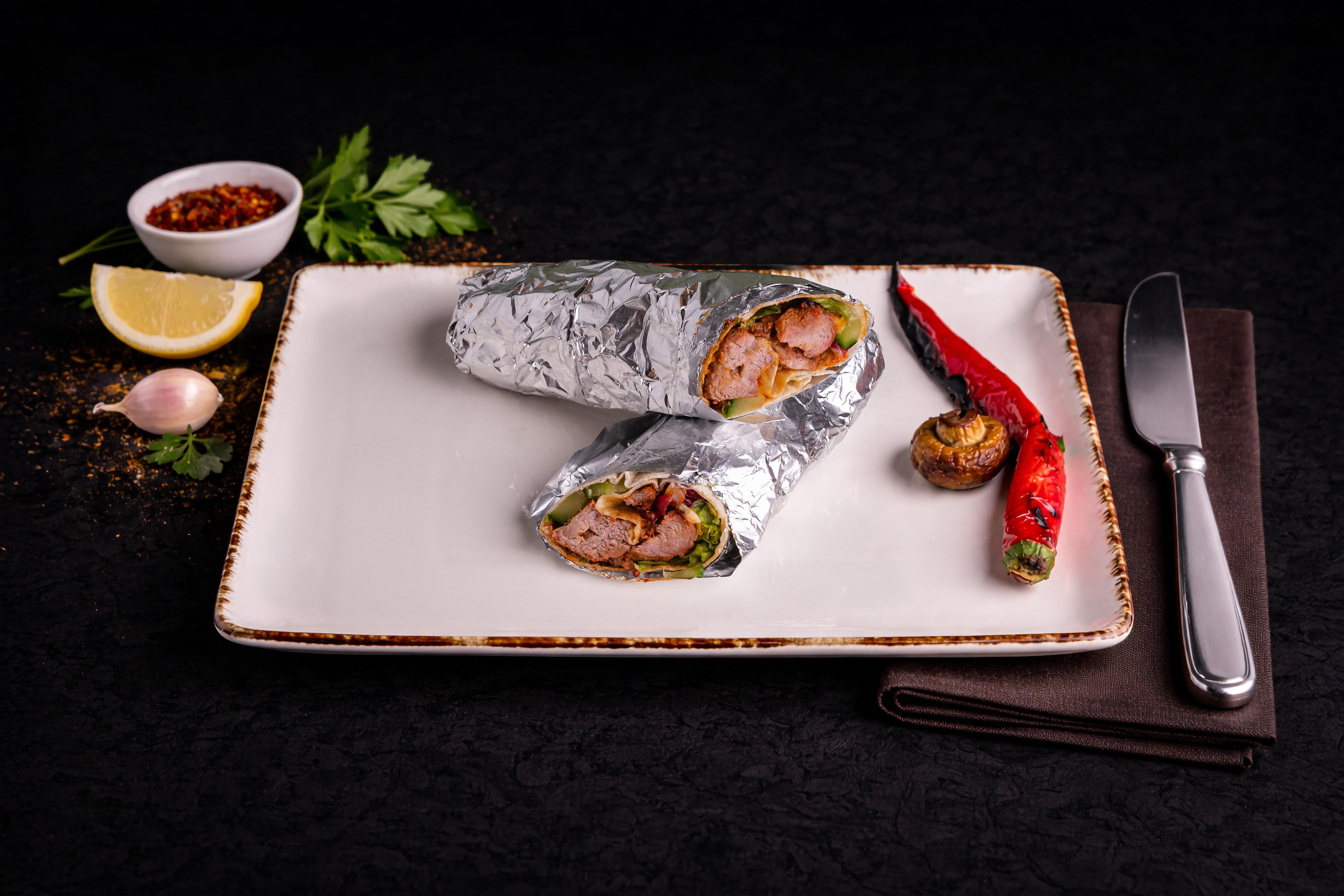 Lamb Shish Wrap